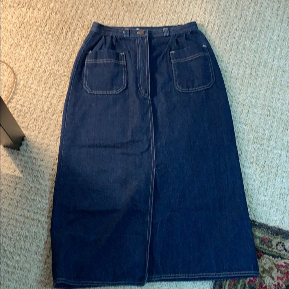 💥 VINTAGE SASSON DENIM JEAN SKIRT!